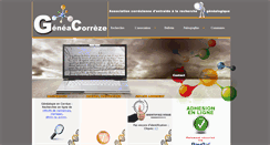 Desktop Screenshot of geneacorreze.fr